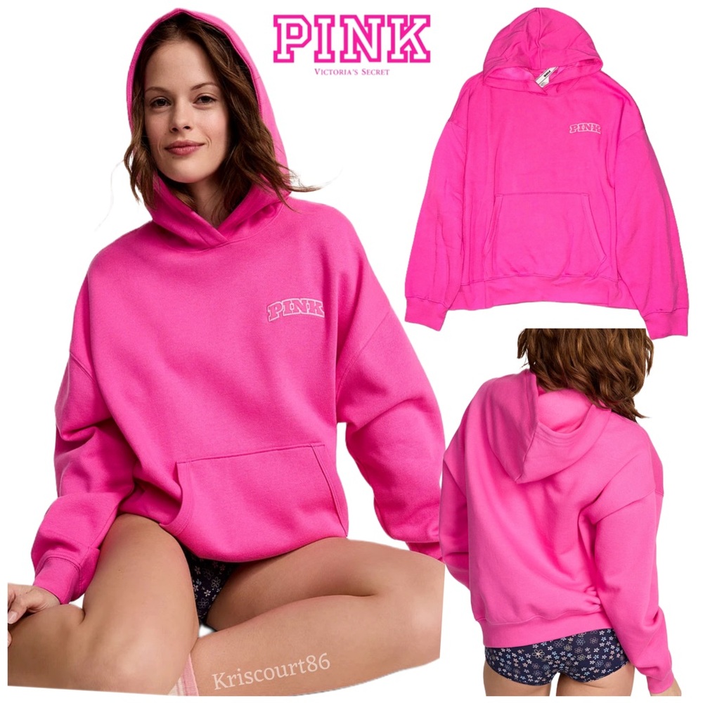 VSPINK Pink Hoodie Sweatshirt Medium NEW WITH TAGS